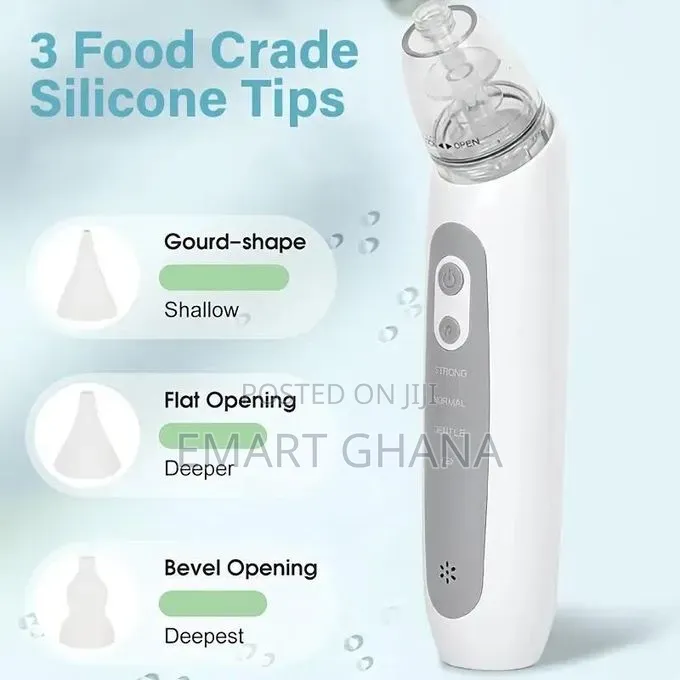 USB Electric Nasal Cleaner, 3 Adjustable Suction Levels, 4 Modes