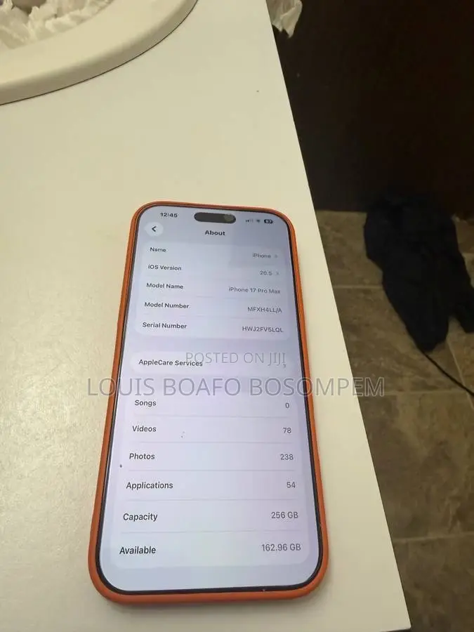 Apple iPhone 17 Pro Max 256 GB Orange