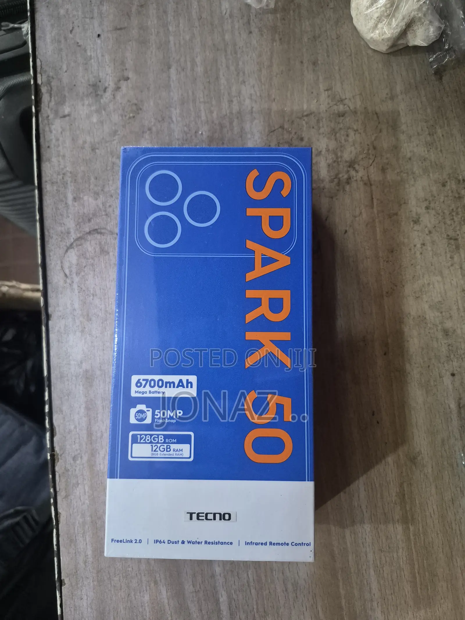 New Tecno Spark 50 128 GB Blue