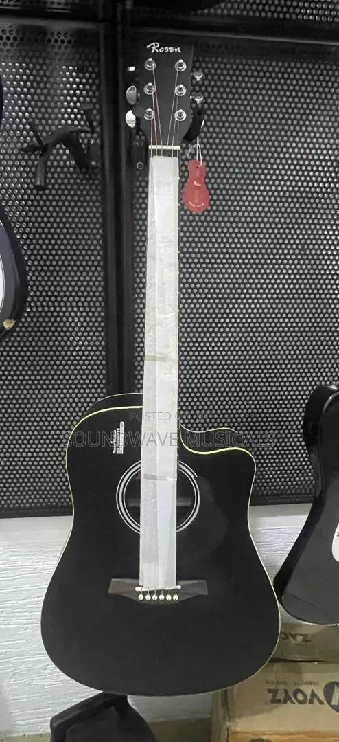 Rosen Acoustic Guitar Black