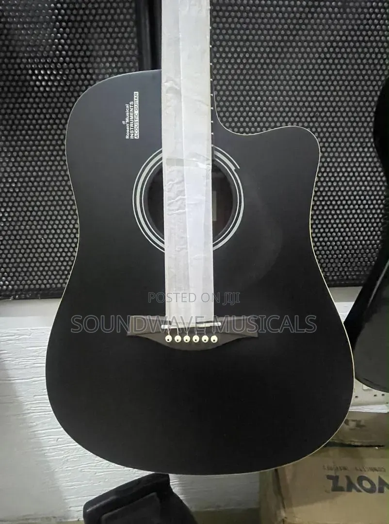 Rosen Acoustic Guitar Black
