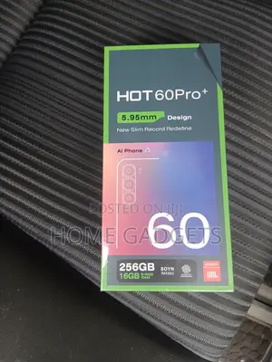 New Infinix Hot 60 Pro+ 256 GB Black