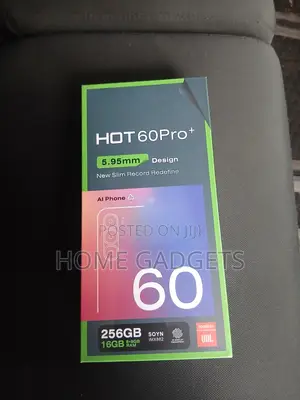 New Infinix Hot 60 Pro+ 256 GB Black