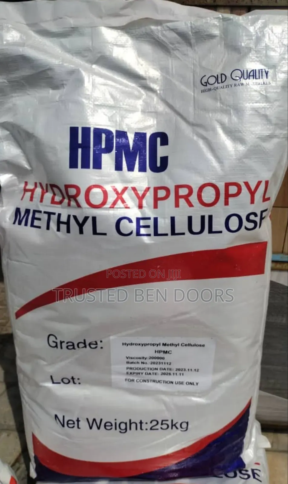 Quality HPMC Tile Chemical for Tiling and Soap Making (25kg Bag)