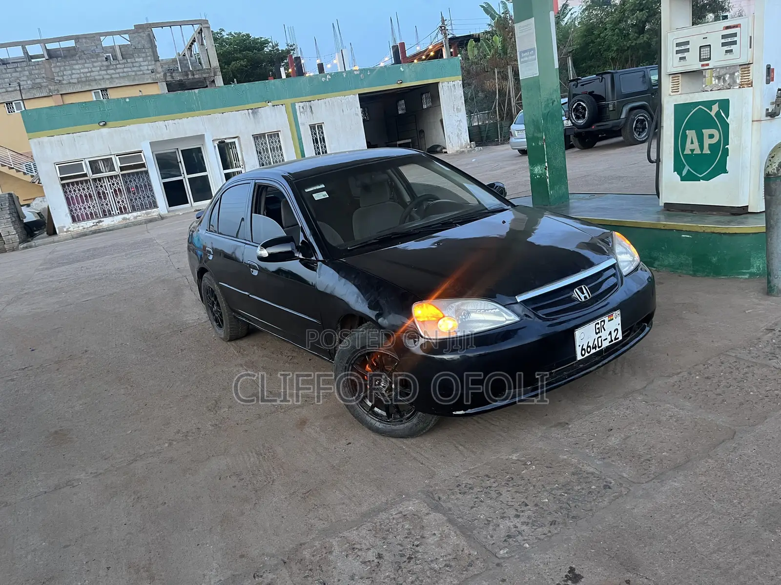 Honda Civic DX 4dr Sedan (1.7L 4cyl 4A) 2001 Black