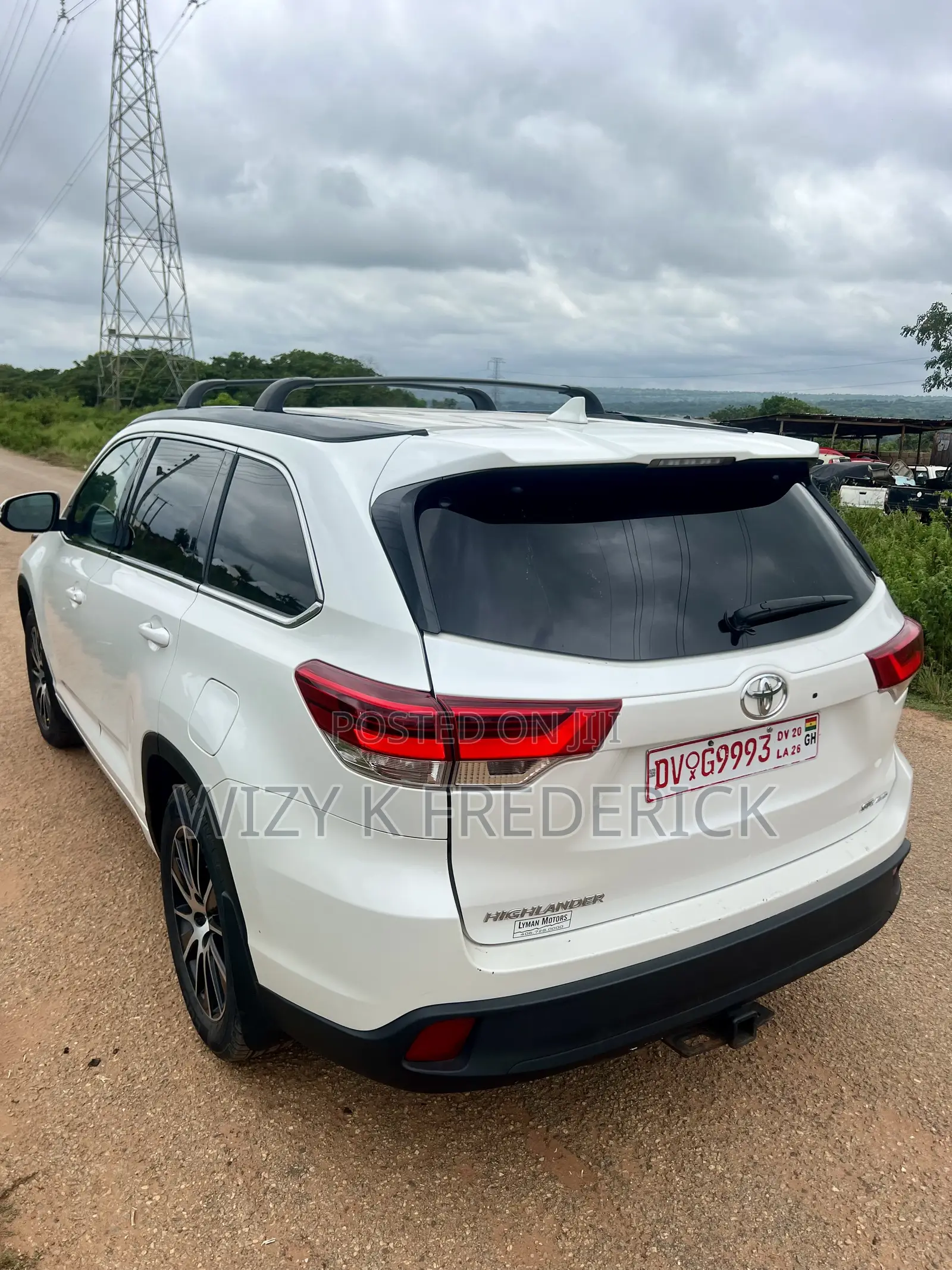 Toyota Highlander SE 4x4 V6 (3.5L 6cyl 8A) 2017 White