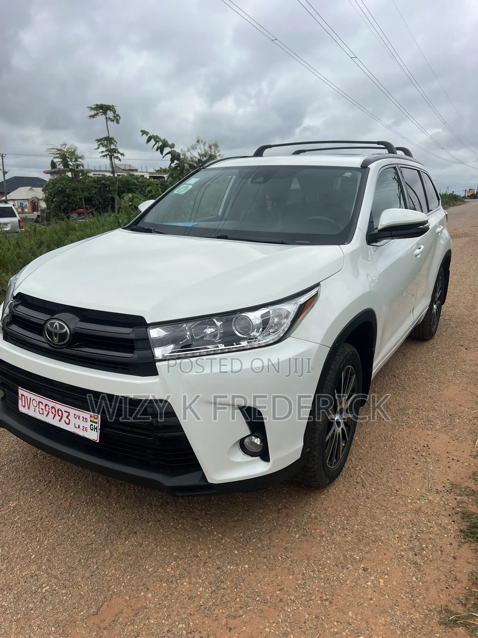 Toyota Highlander SE 4x4 V6 (3.5L 6cyl 8A) 2017 White