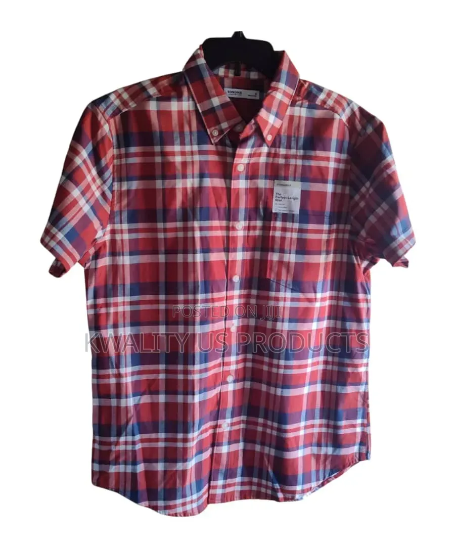 SONOMA Men's Short Sleeve Shirts - Medium and Large Sizes