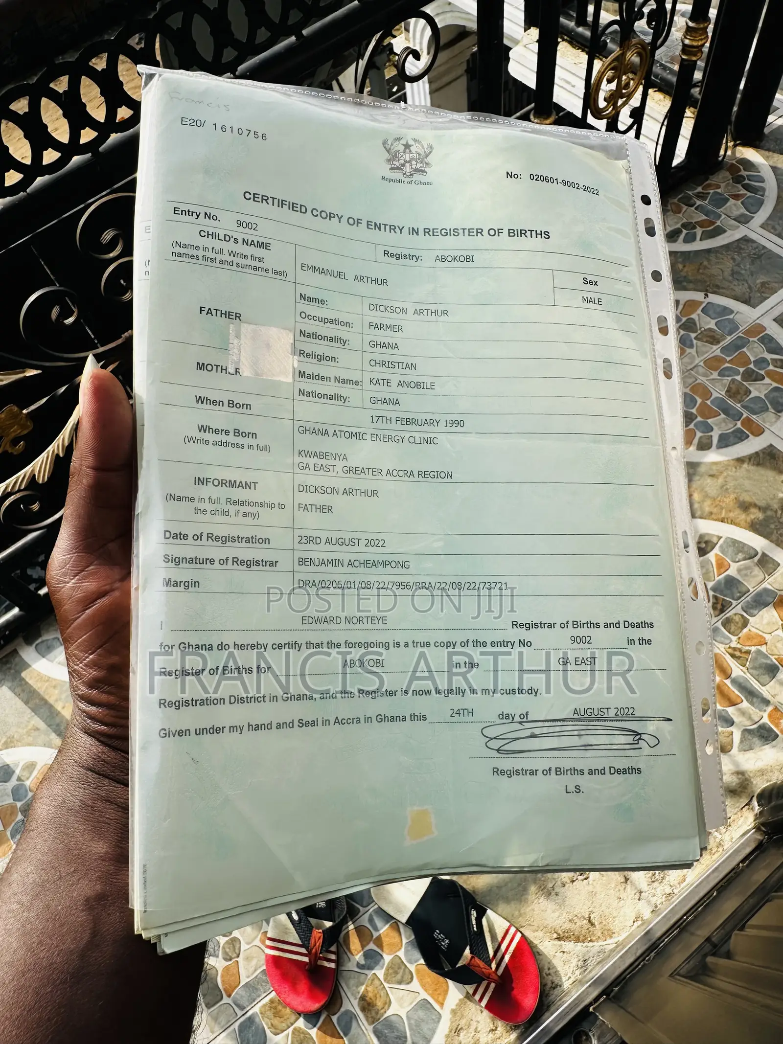 Express Birth Certificate