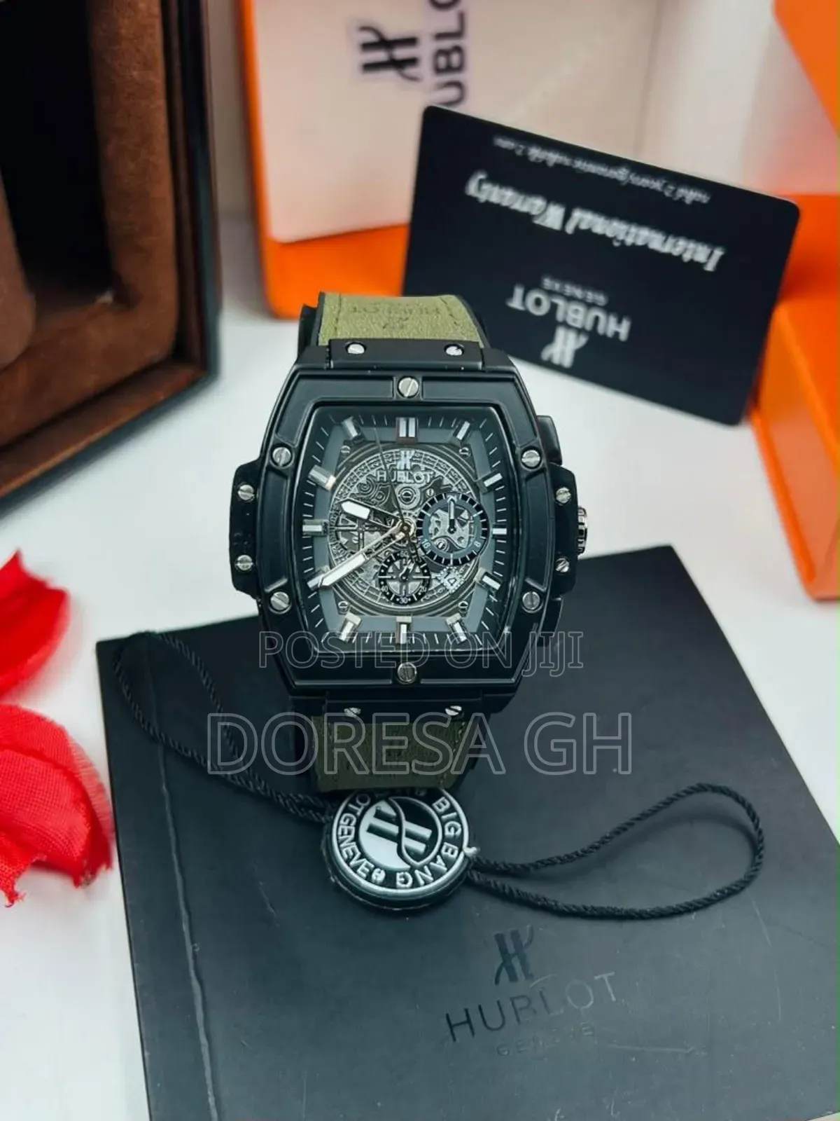 Hublot Leather Watch – Men’S Luxury Watch in Ghana