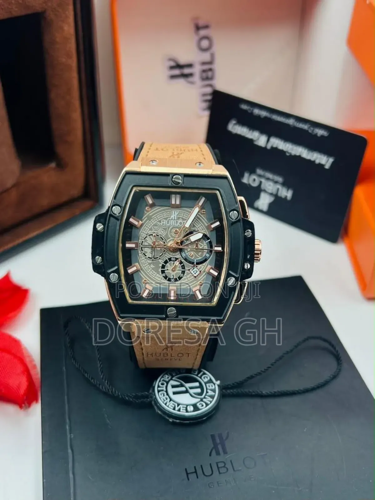 Hublot Leather Watch – Men’S Luxury Watch in Ghana