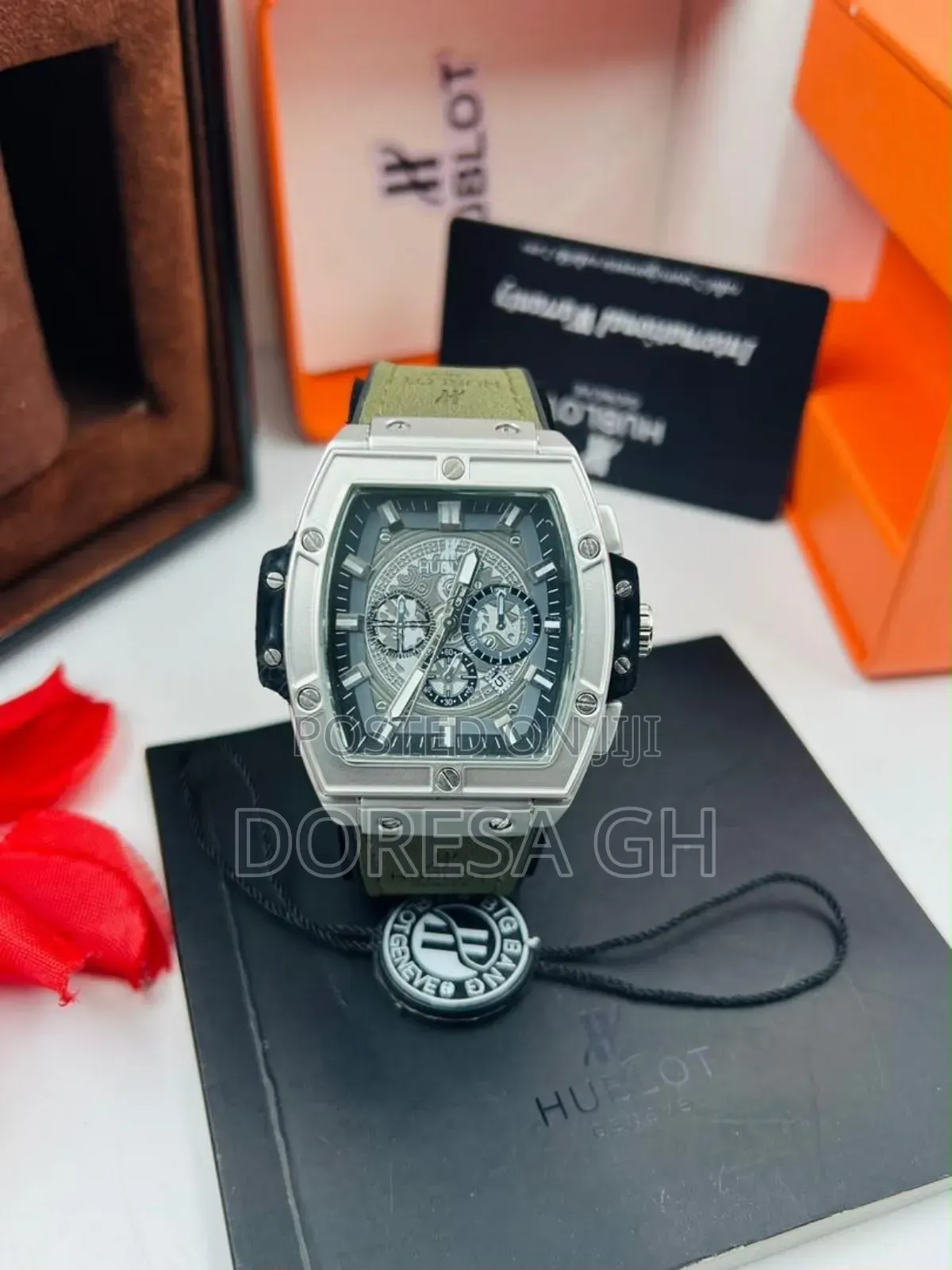 Hublot Leather Watch – Men’S Luxury Watch in Ghana