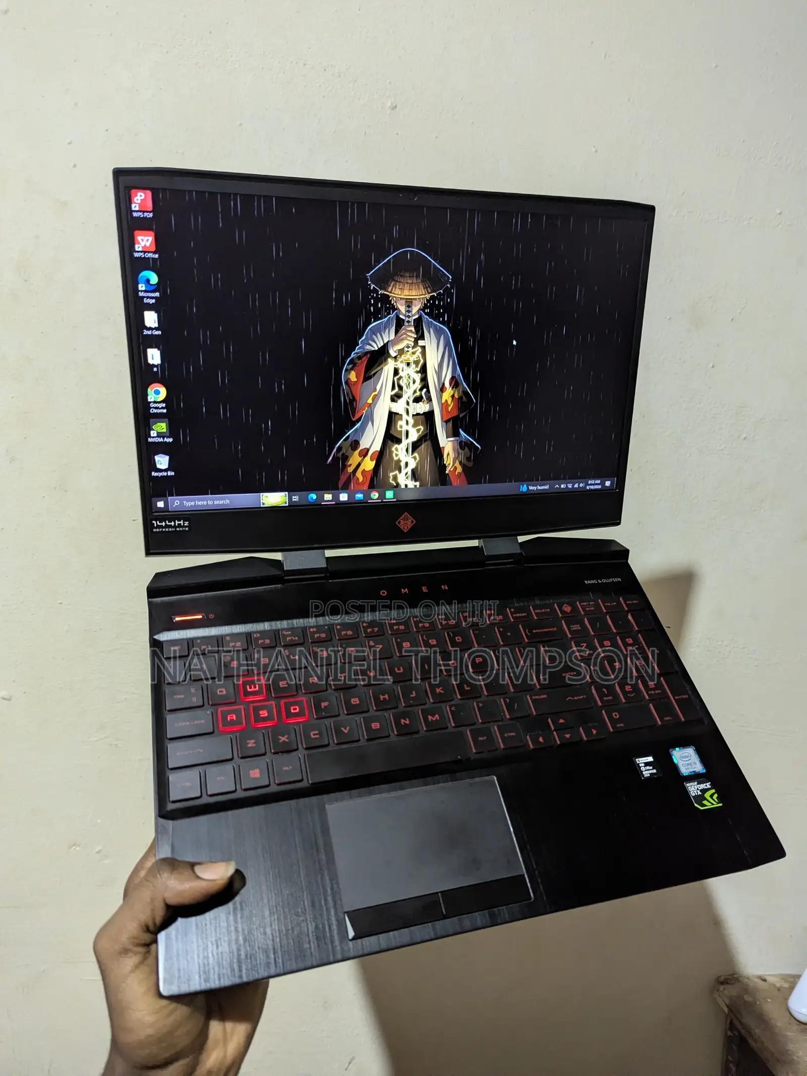 Laptop HP Omen 15 8GB Intel Core i5 SSD 256GB