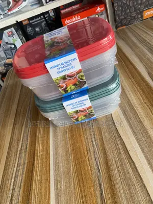 3pcs Airtight Plastic Storage Bowls