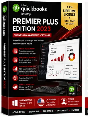 Intuit QuickBooks Desktop PremierPlus Edition2023 Lifetime(US Version)