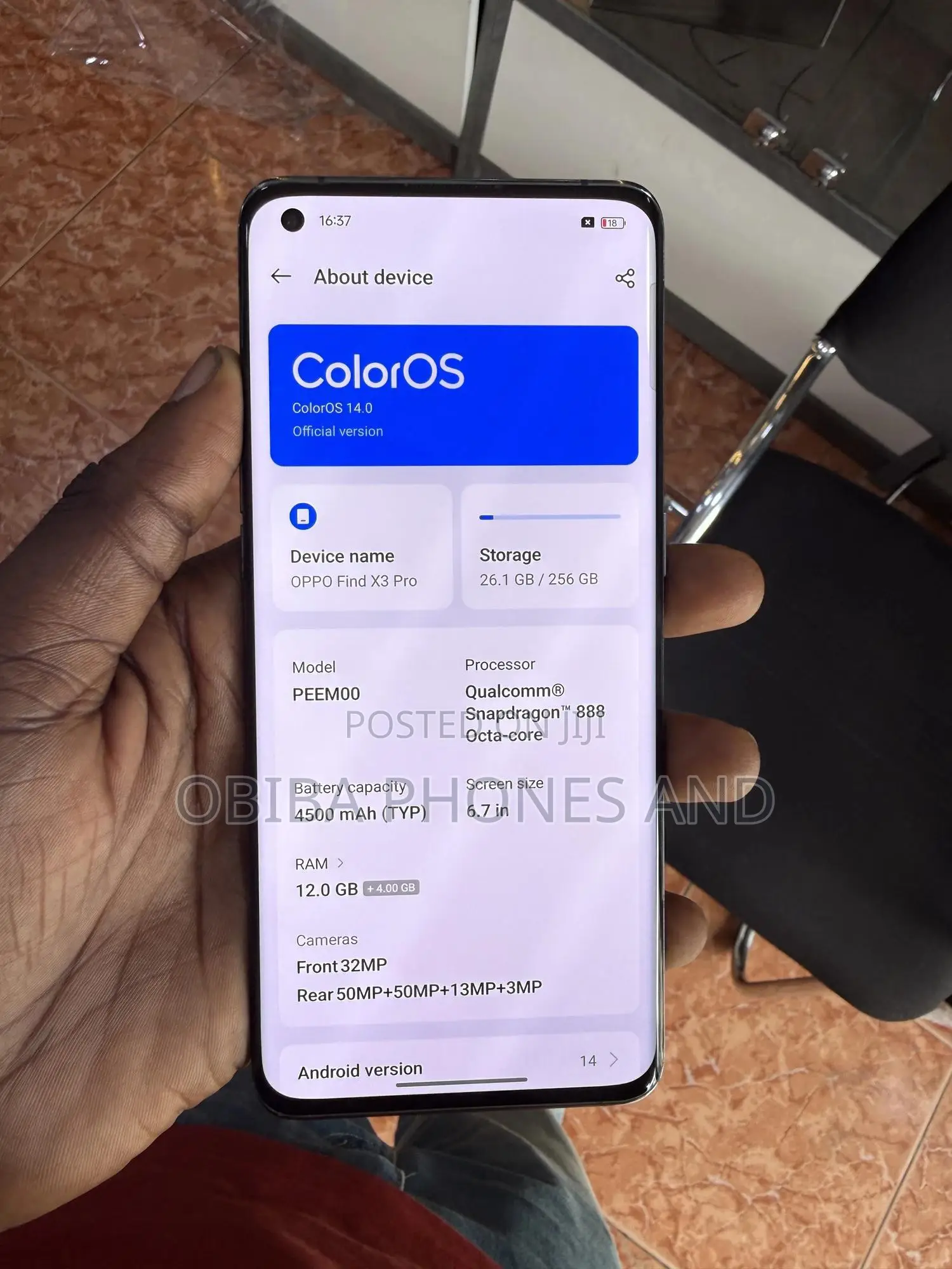 Oppo Find X3 Pro 256 GB Black