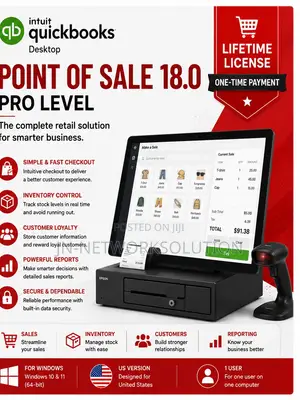Intuit QuickBooks Desktop Point of Sale 18.0 (Pro Level) Lifetime