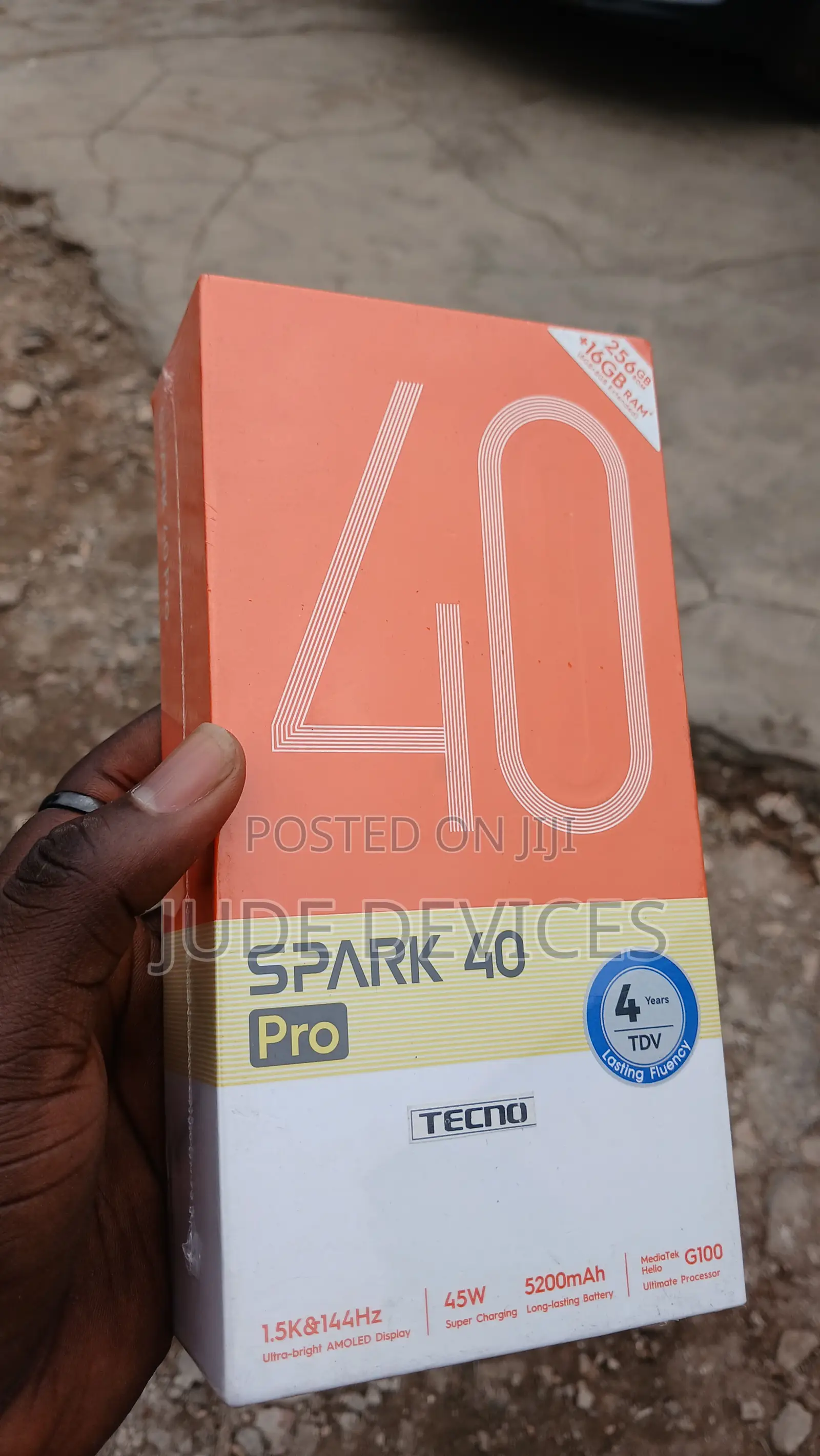New Tecno Spark 40 Pro 256 GB Gold