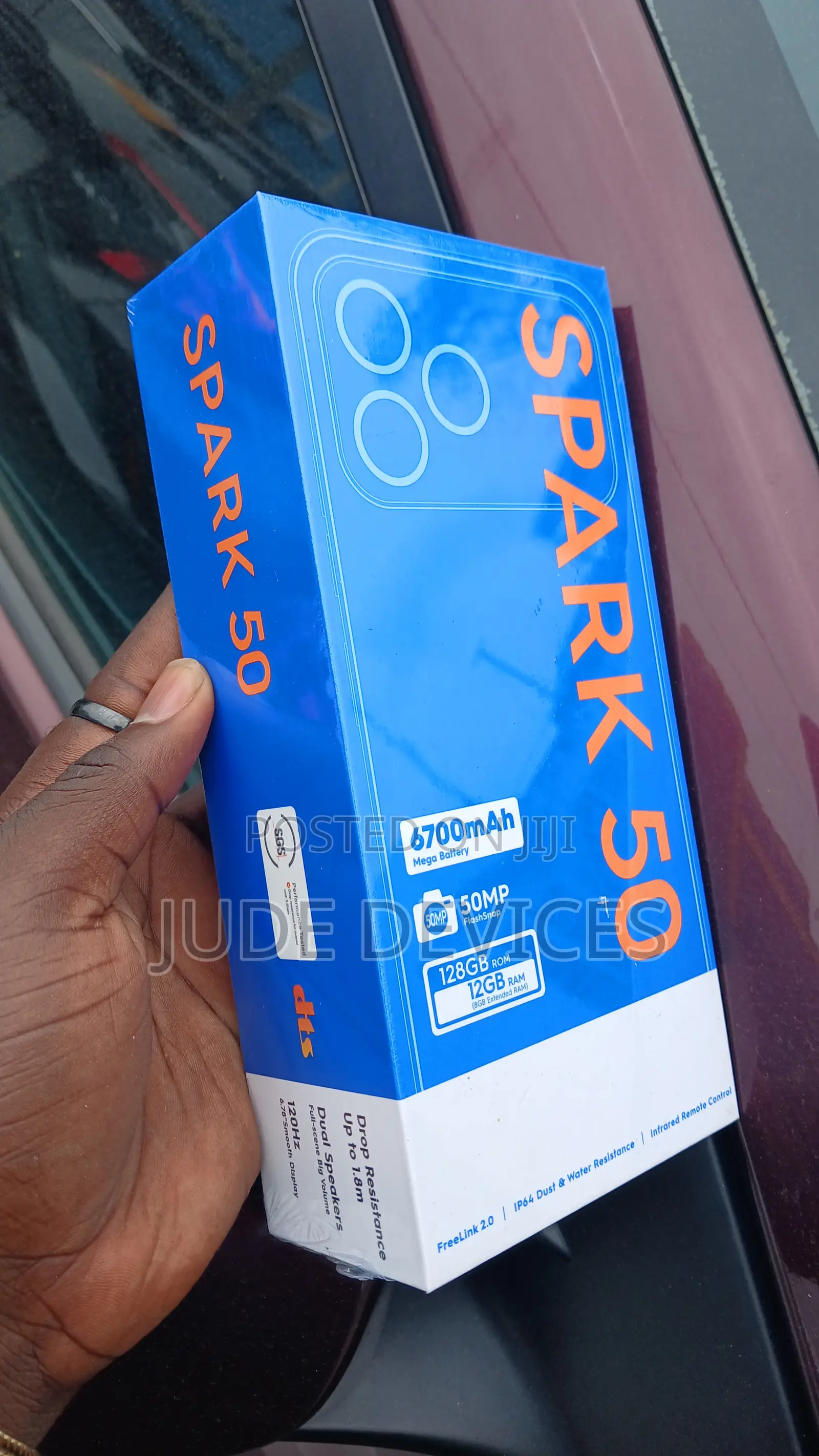 New Tecno Spark 50 128 GB Silver