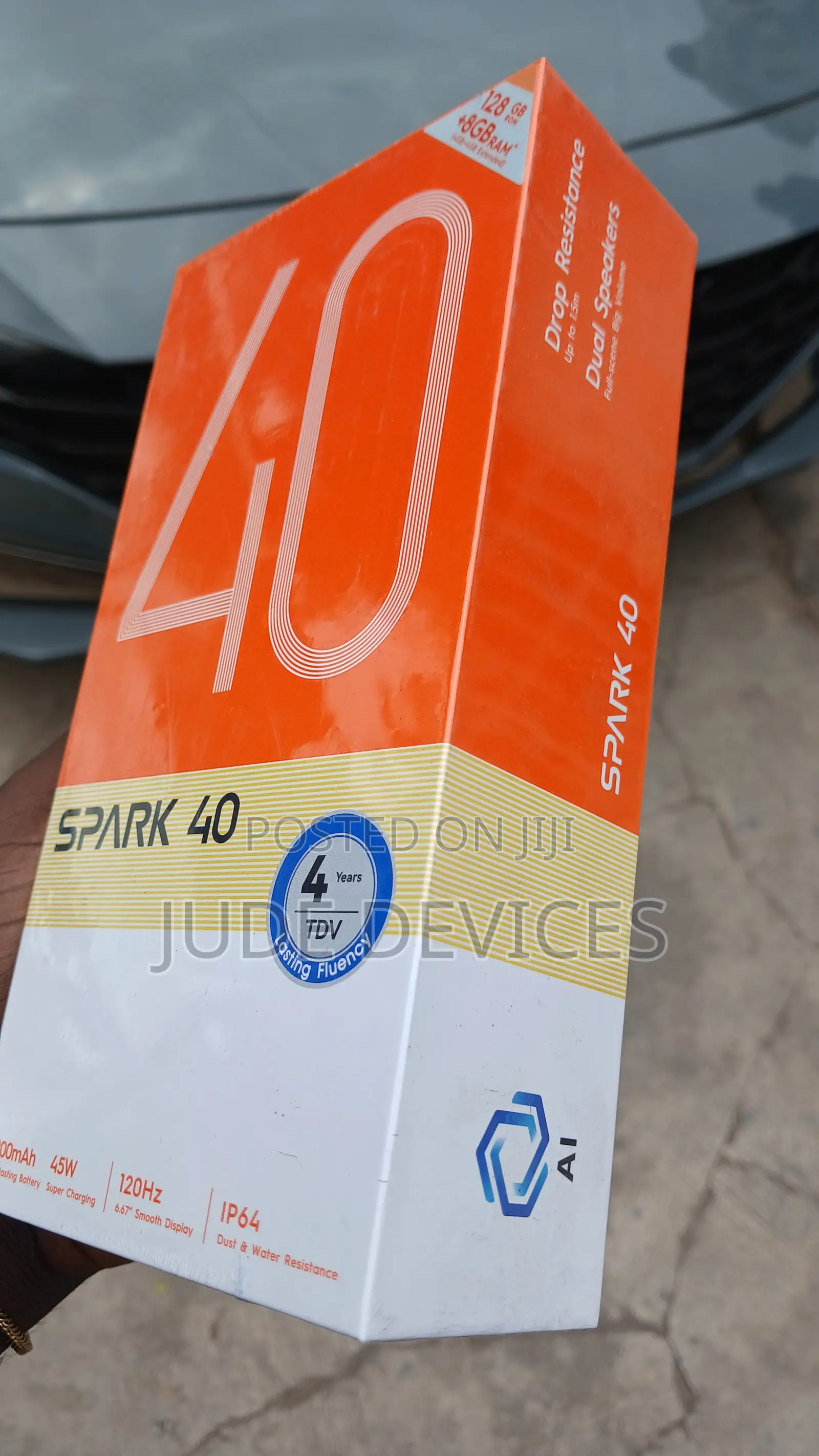 New Tecno Spark 40 128 GB Black
