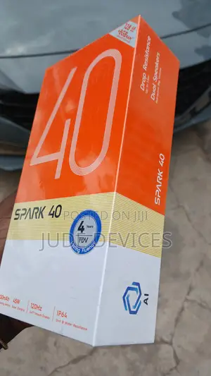 New Tecno Spark 40 128 GB Black