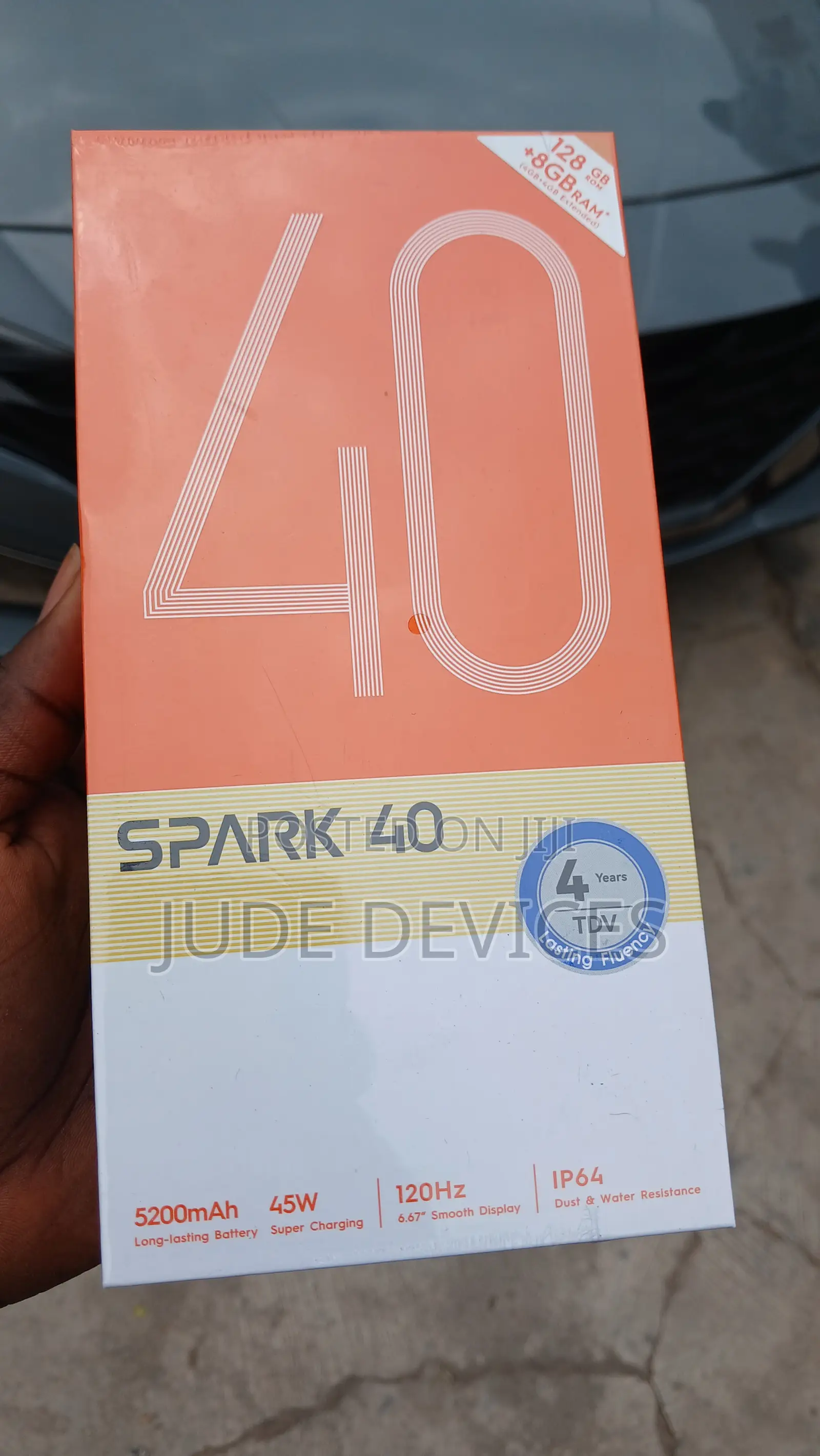 New Tecno Spark 40 128 GB Black