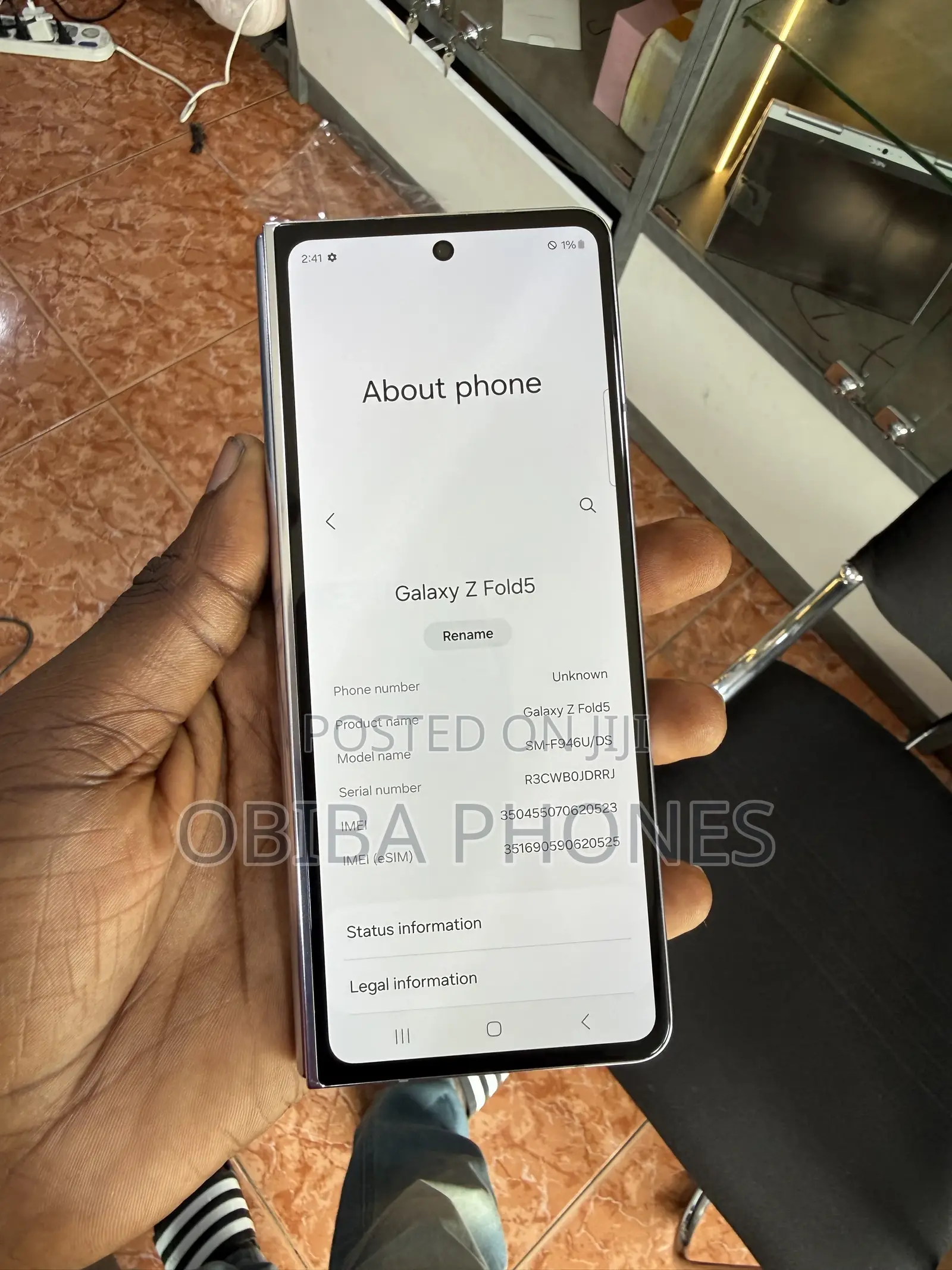 Samsung Galaxy Z Fold 5 256 GB