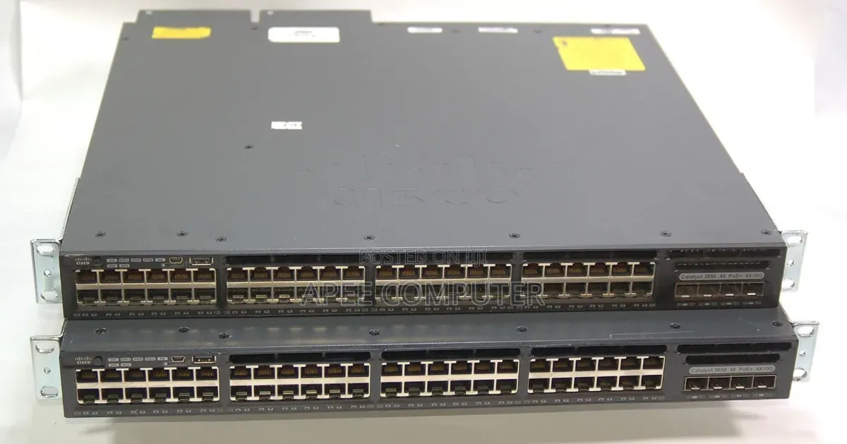 Cisco Catalyst WS-C3650-48PD-L 48-Port 2x 10G Uplink POE Ethernet