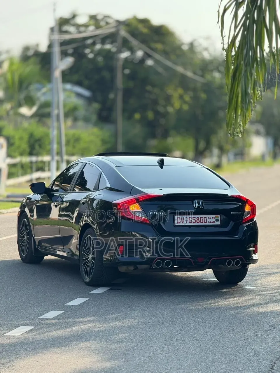 Honda Civic Touring Sedan 2018 Black