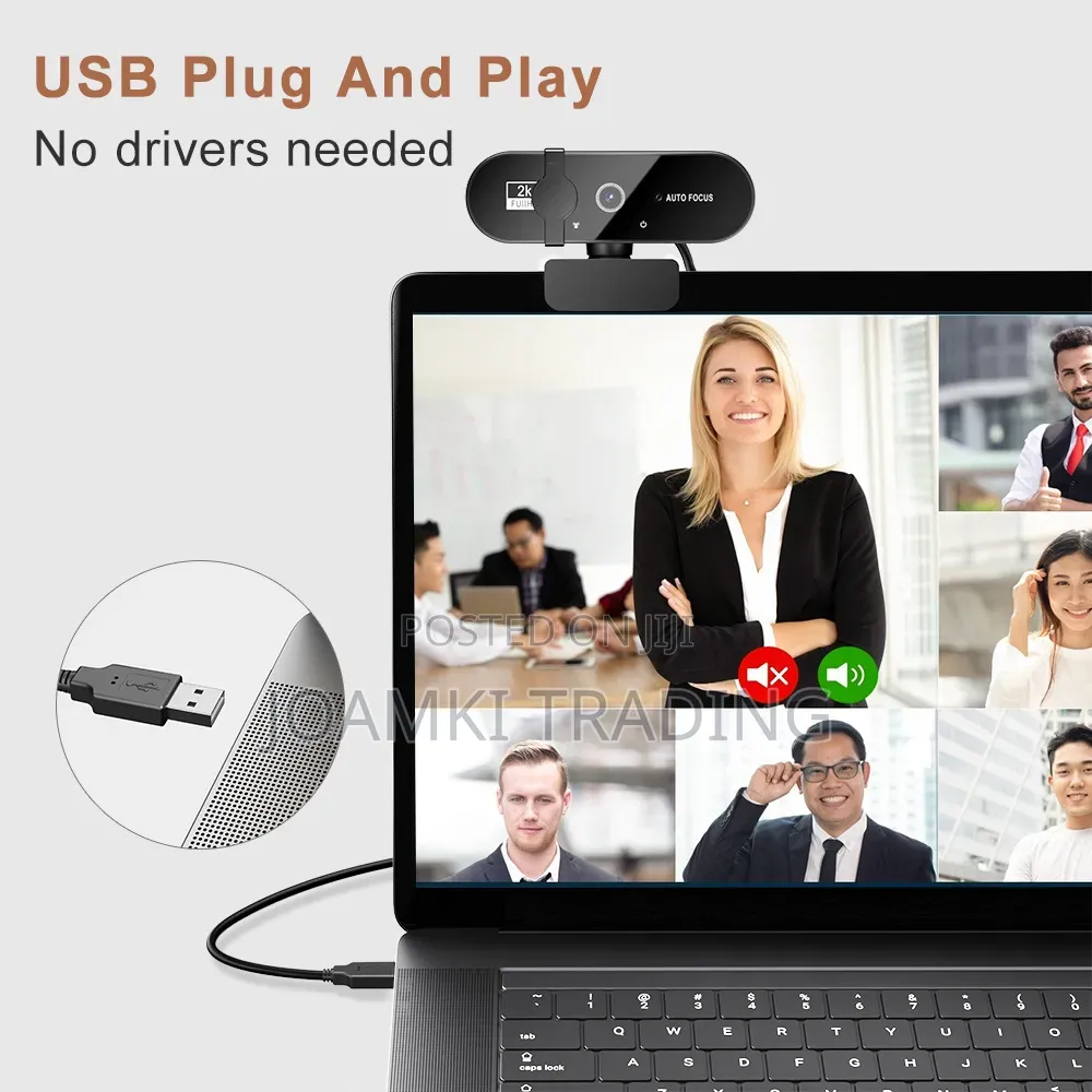  Full HD USB Webcam With Inbuilt Microphone