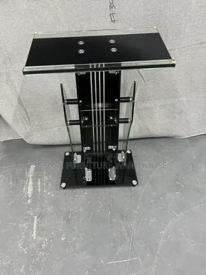 Modern Tempered Glass Church Preaching Pulpit and Podium Stand