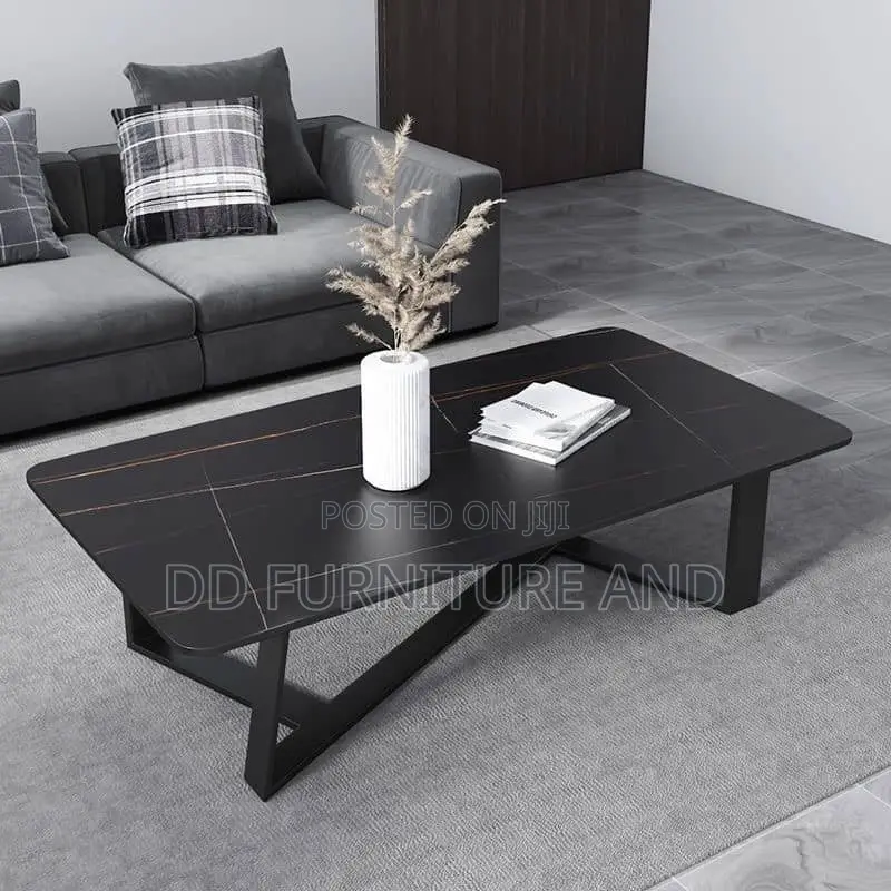 Black Mable Center Table