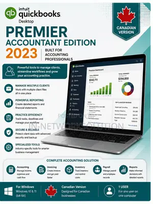 Intuit QuickBooks Desktop Premier Accountant Edition 2023 (Canadian )