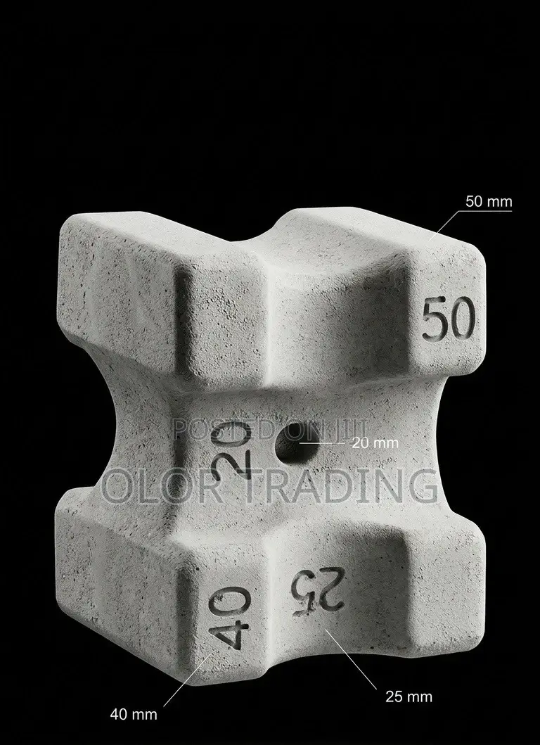 Heavy-Duty Concrete Spacers / Concrete Biscuits - 60pcs