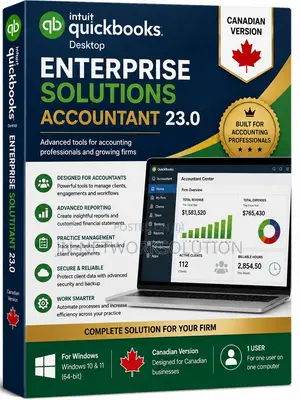 Intuit QuickBooks Desktop Enterprise Solutions Accountant 23.0 Windows