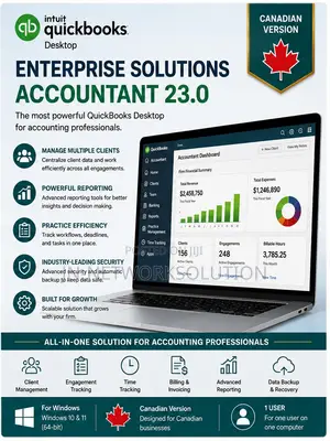 Intuit QuickBooks Desktop Enterprise Solutions Accountant 23.0 Windows