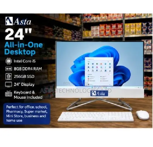 New Desktop Computer 8GB Intel Core i5 SSD 256GB