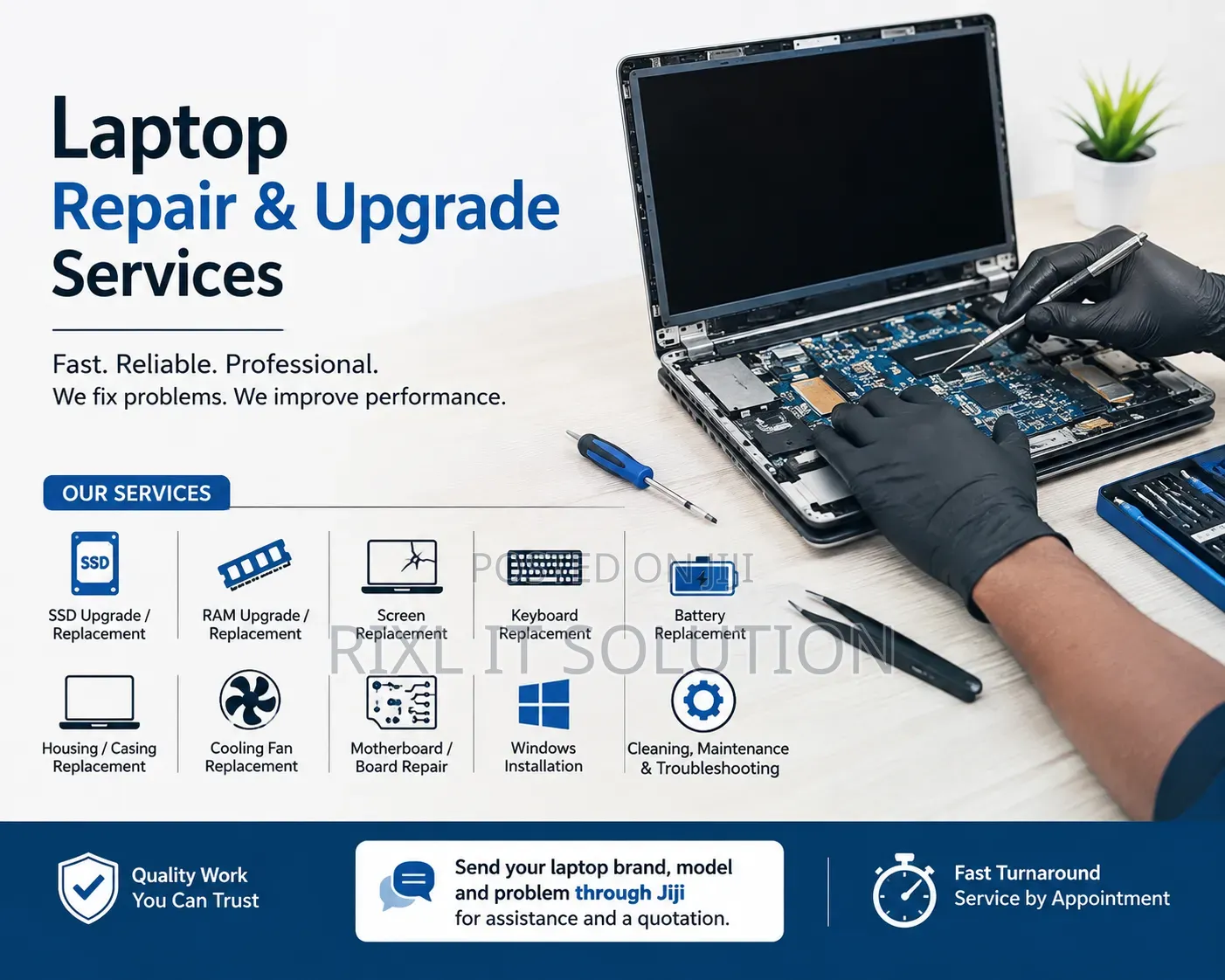 Professional Laptop Repair Upgrade Services | Fast Reliable Support!