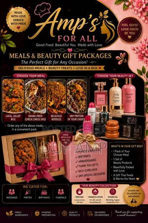 Meals and Beauty Gift Packages - Amp's for All