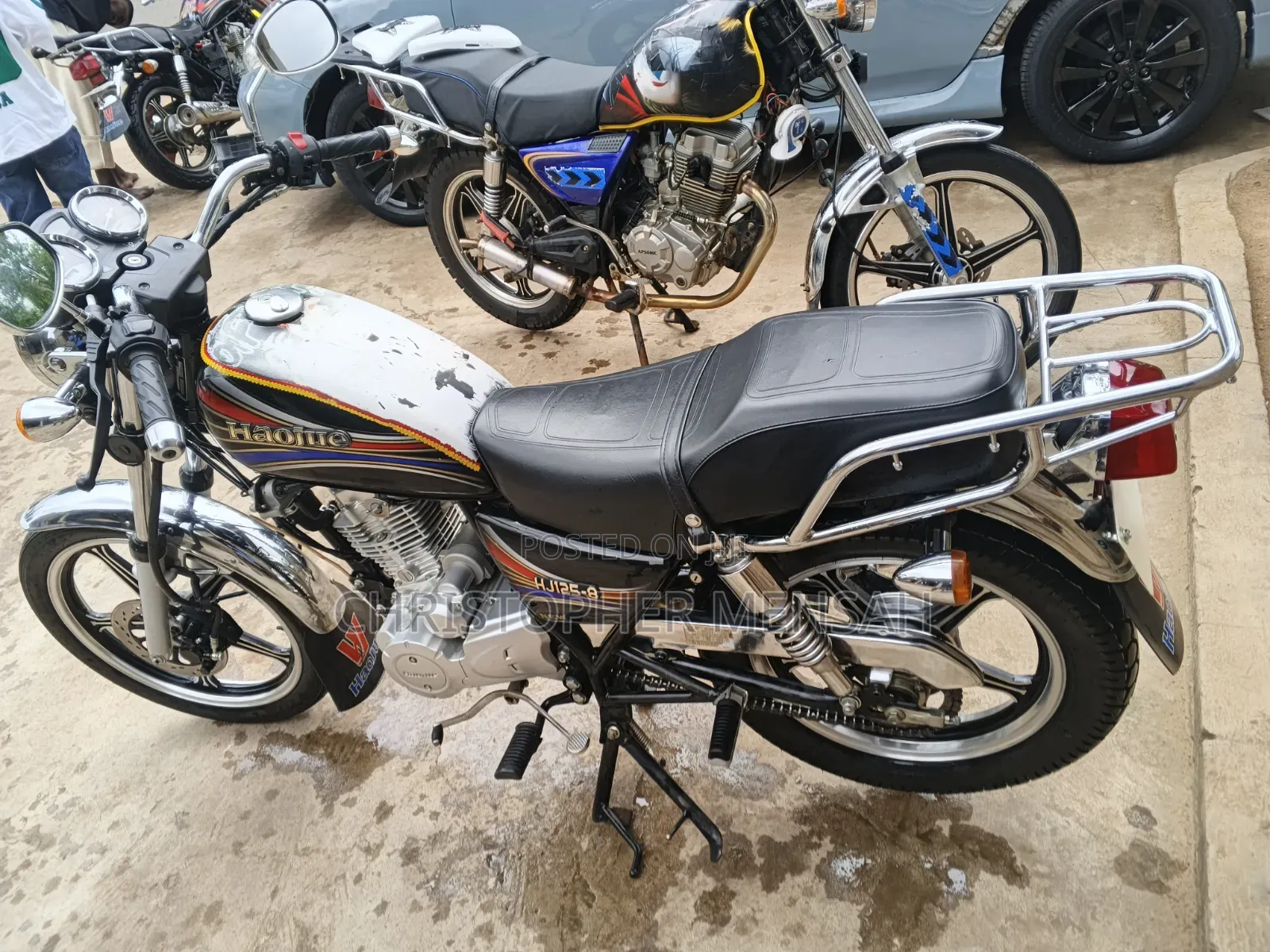 Haojue HJ125-8K 2025 Black