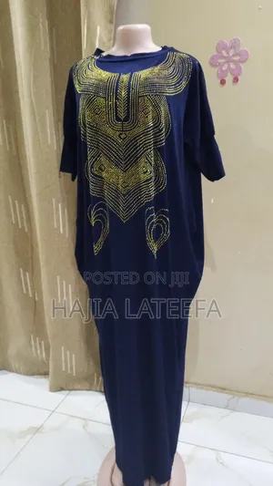 Stoned Lycra Boubou Gown