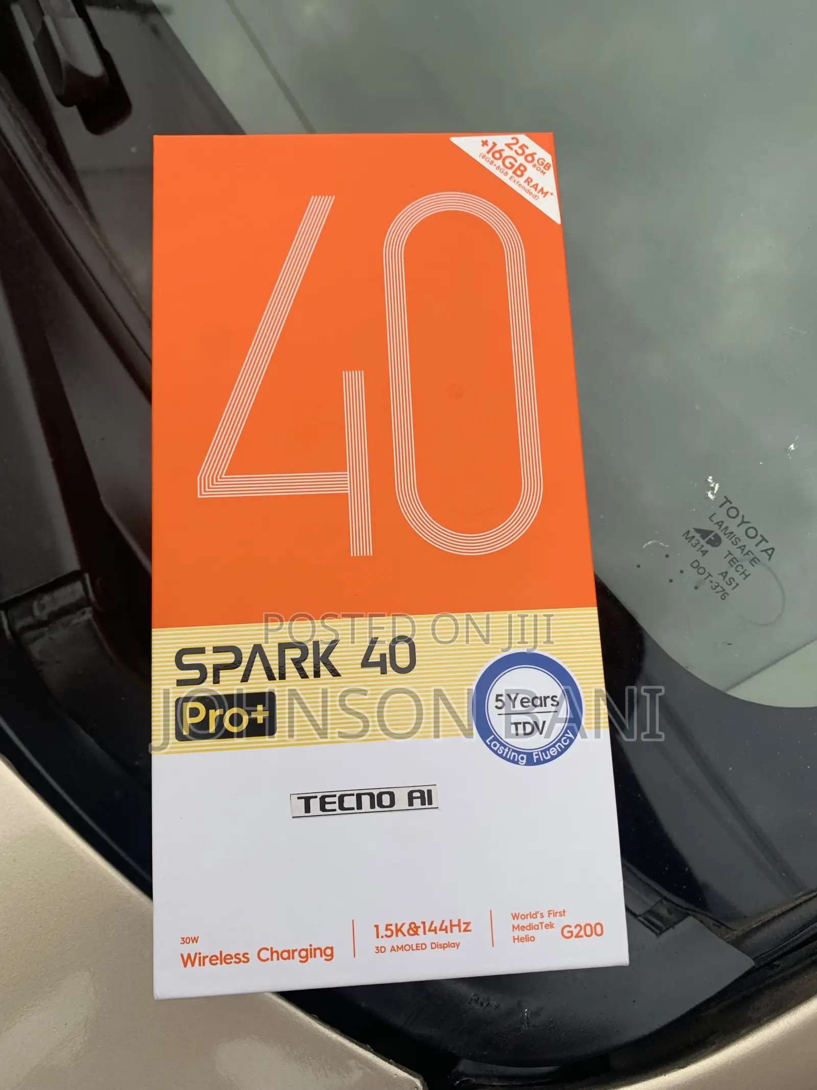 New Tecno Spark 40 Pro+ 256 GB Black