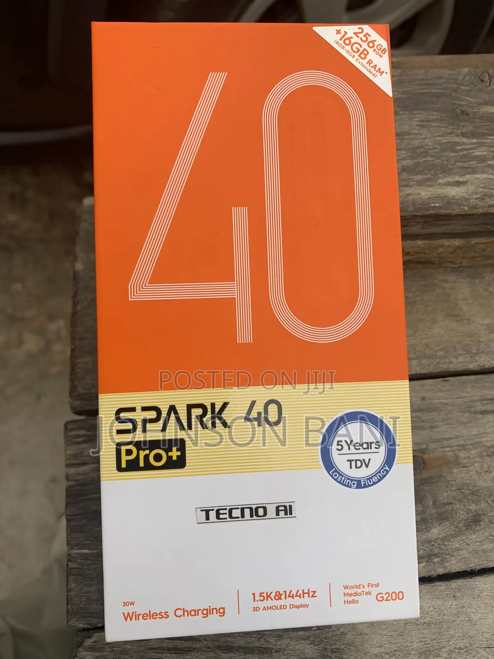 New Tecno Spark 40 Pro+ 256 GB Black