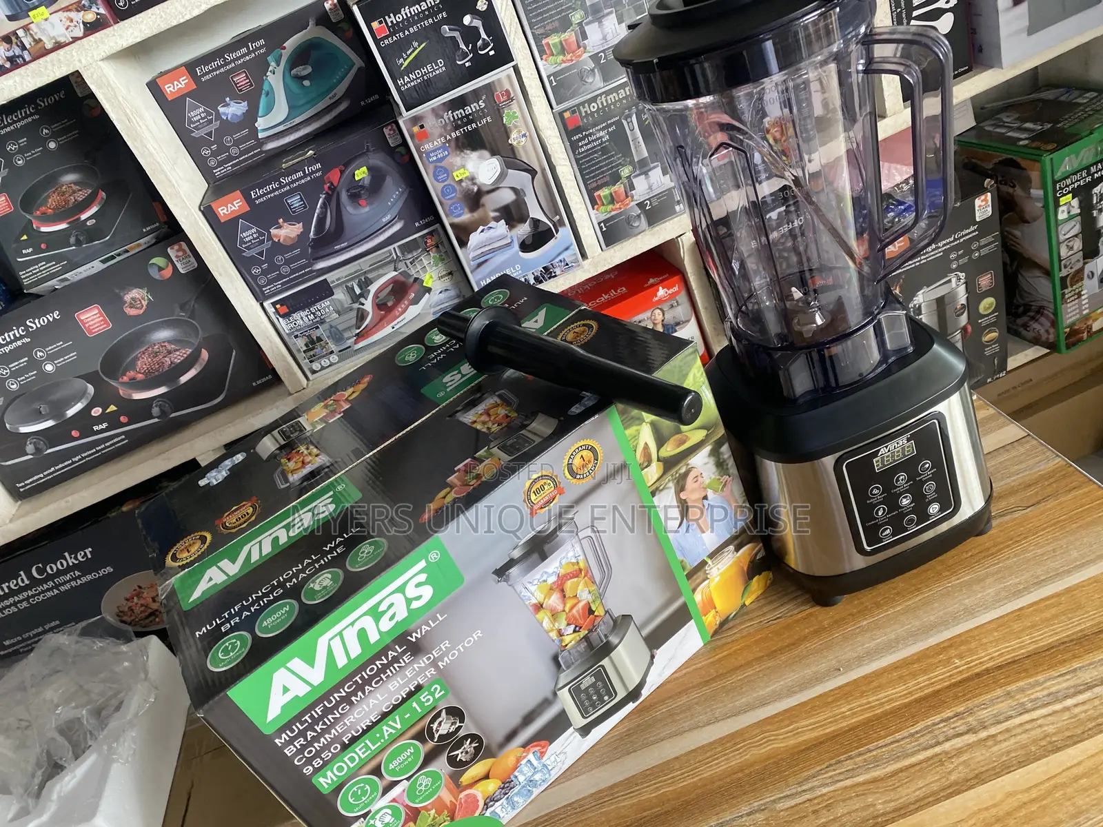 AVINAS Commercial Blender With Pure Copper Motor
