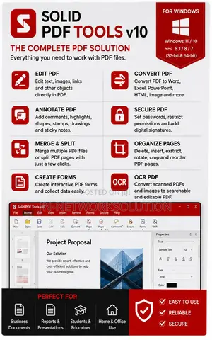 Solid PDF Tools V10 for Windows