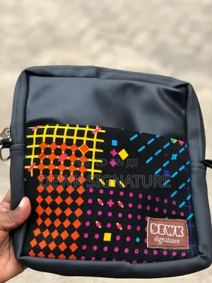 African Print Side Bag