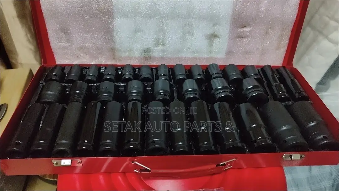 35 or 24-Piece 1/2" Socket Set / Wrench Tool Set/ Box Spanner