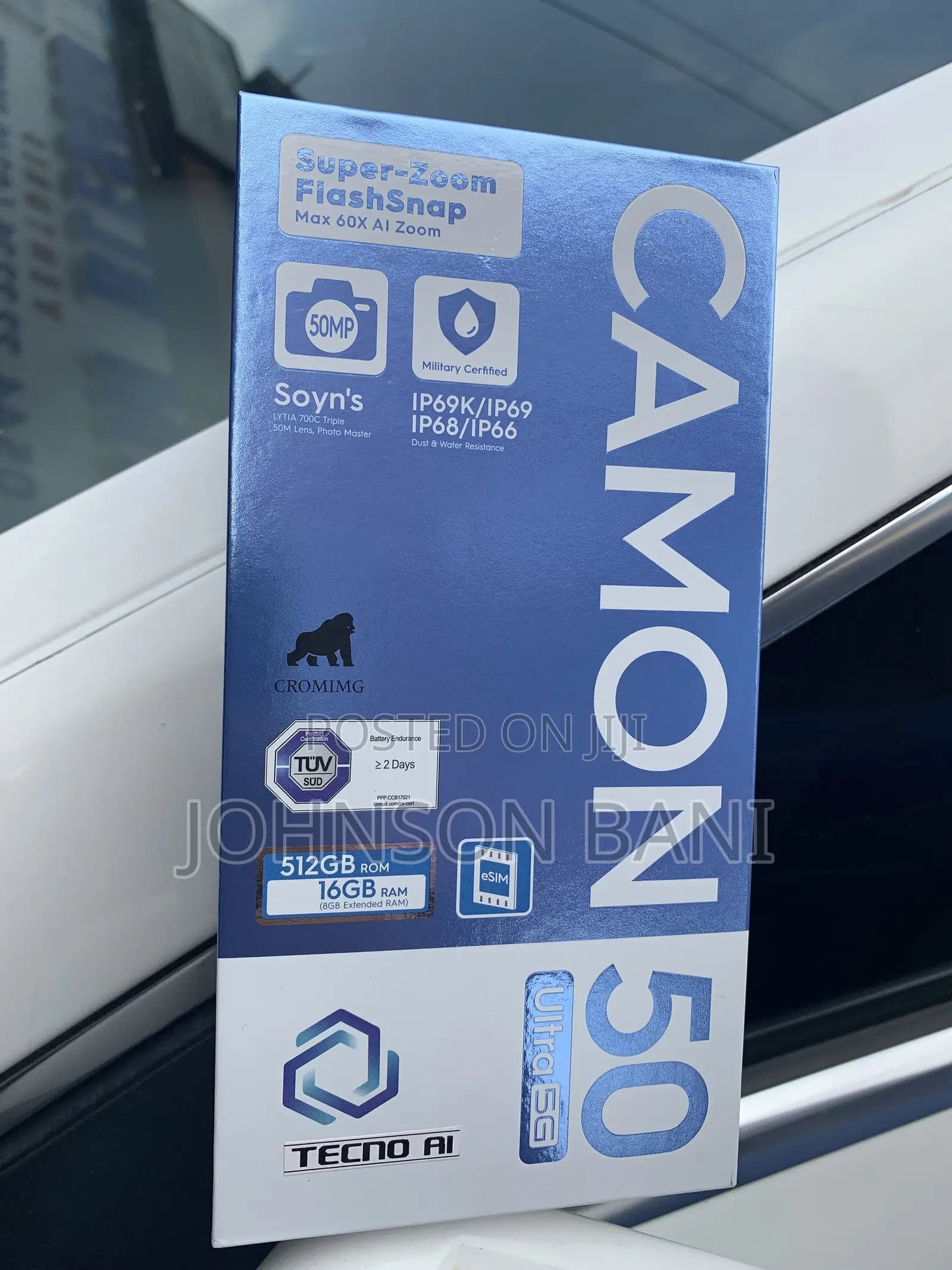 New Tecno Camon 50 Ultra 512 GB Black