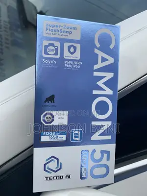 New Tecno Camon 50 Ultra 512 GB Black