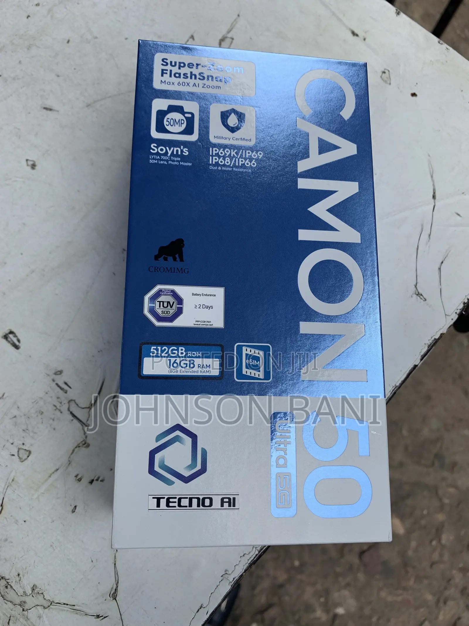 New Tecno Camon 50 Ultra 512 GB Orange